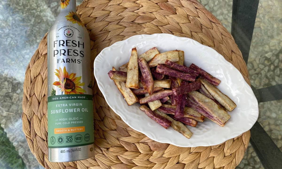 Easy AirFryer Yam Fries Fresh Press Farms