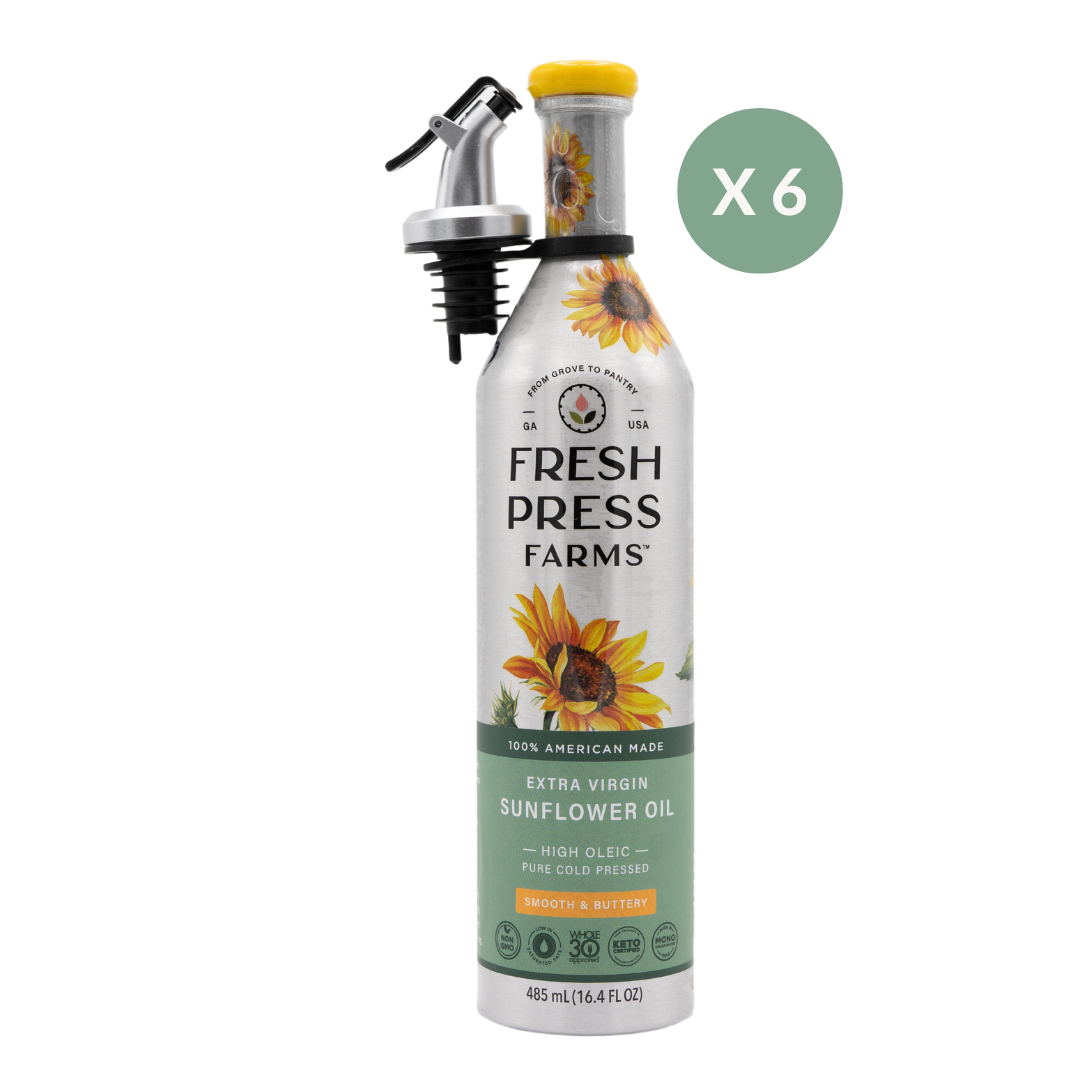 Sunflower Oil (6 Pack) Fresh Press Farms
