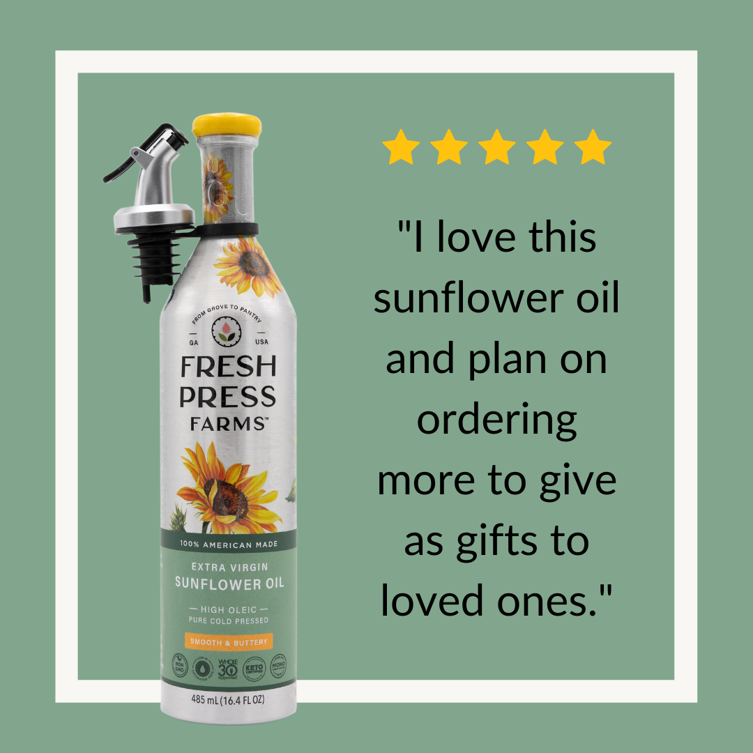 Sunflower Oil (High Oleic) Fresh Press Farms